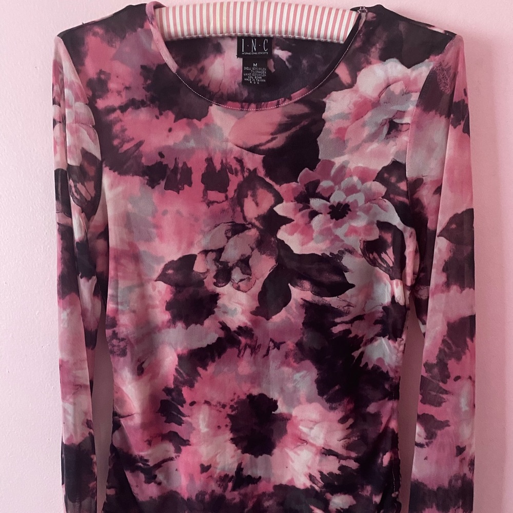 2000’s Seni Sheer INC International Clothing Concepts Top